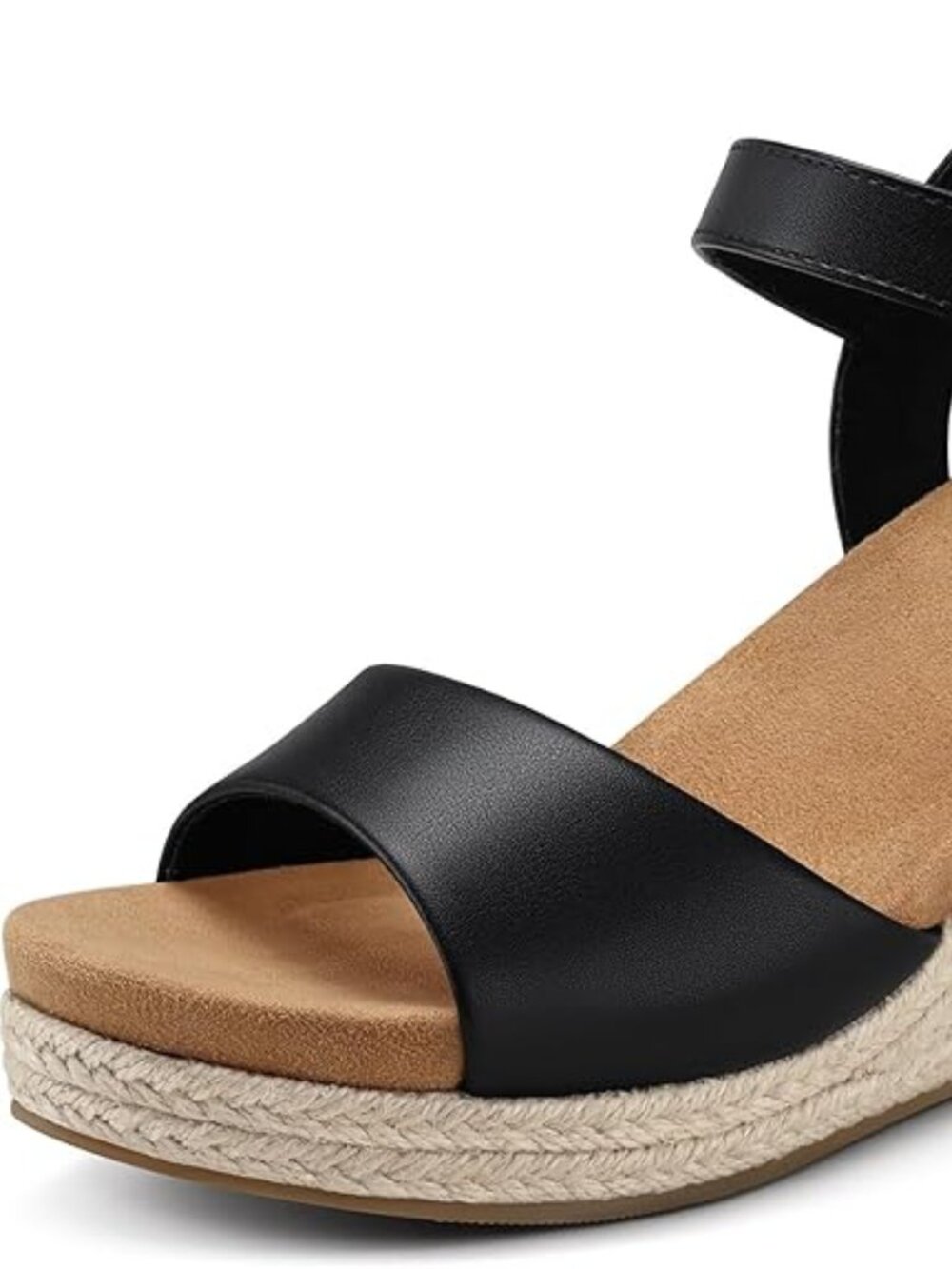 Women's Wedge Platform Sandals: Espadrille Dressy Comfortable Summer Open Toe An